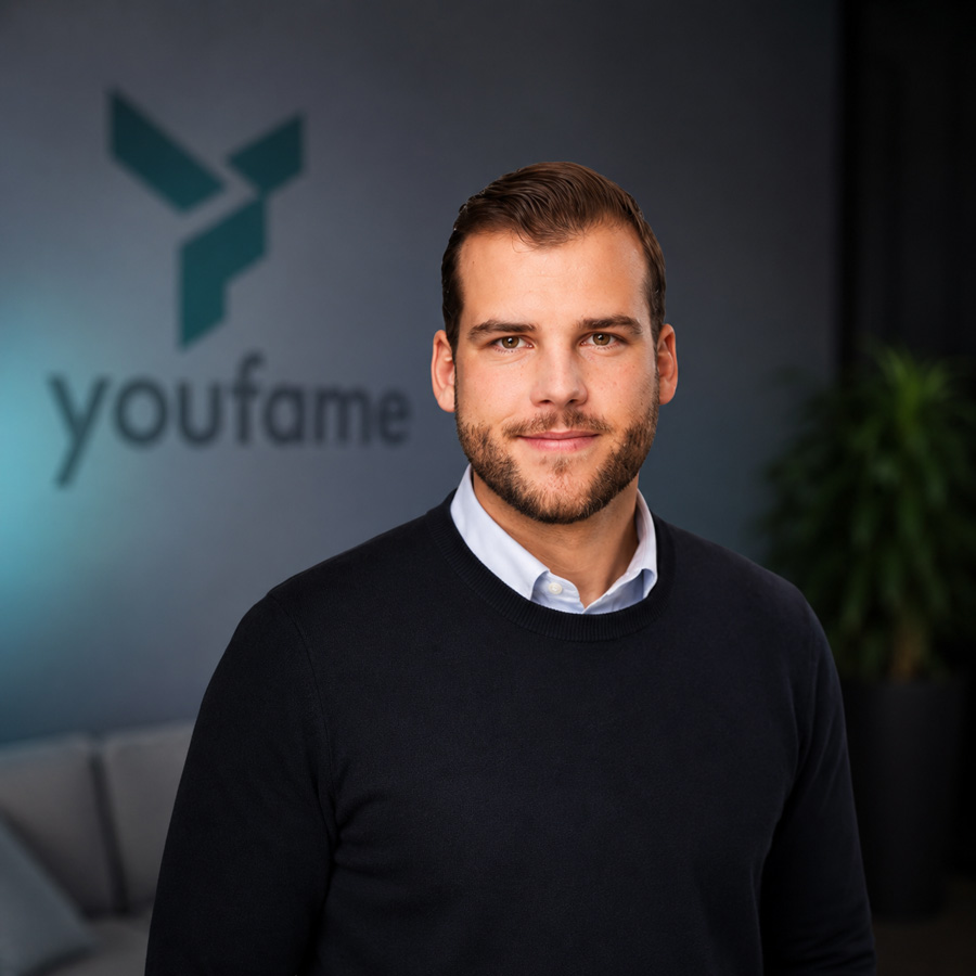 Florian Alberts, Webdesigner und Hosting-Experte bei youfame