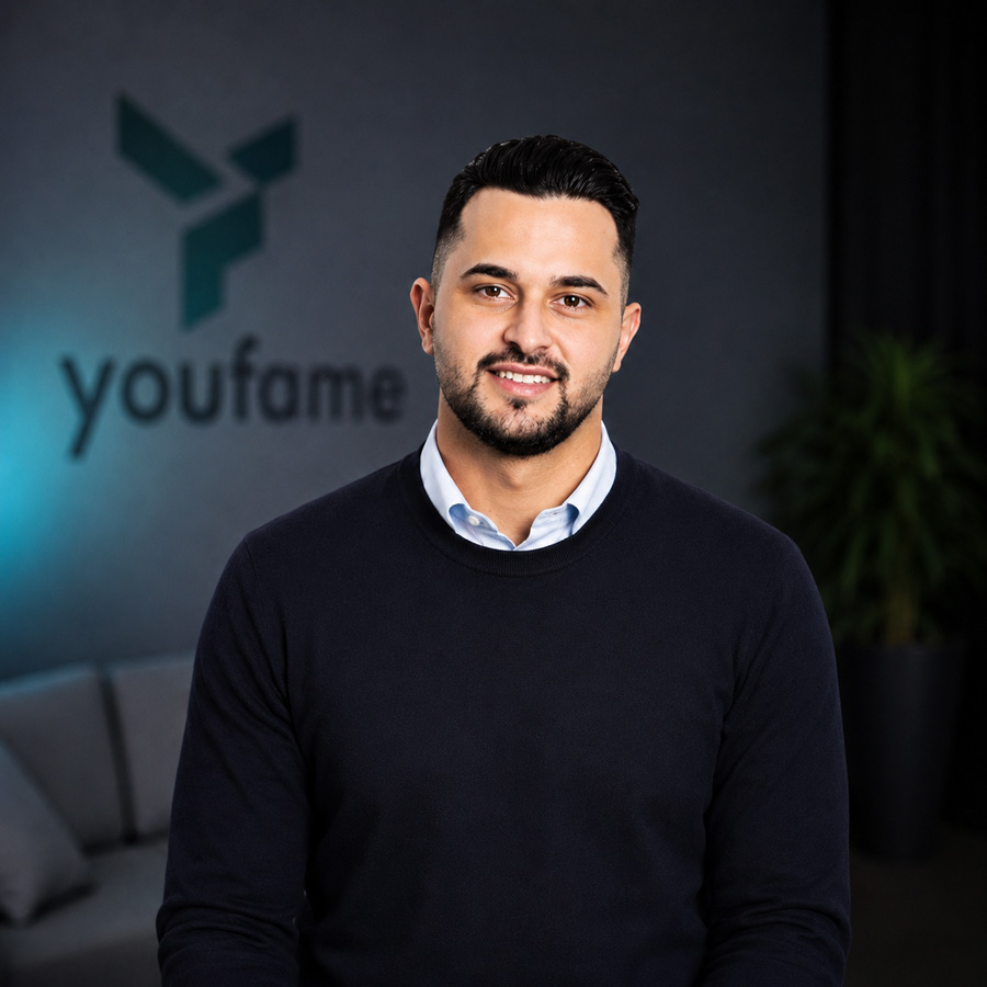 Sinan Yilmaz, Social-Media-Stratege bei youfame in Hannover